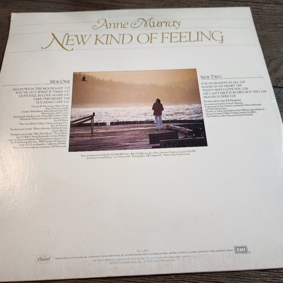 Vintage Anne Murray New Kind of Feeling Black Vinyl LP 1979 - Picture 5 of 11